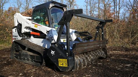 bobcat mini excavator mulcher|used bobcat forestry mulcher.